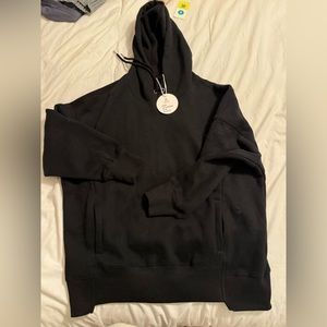 Fp inspired hoodie, black, S